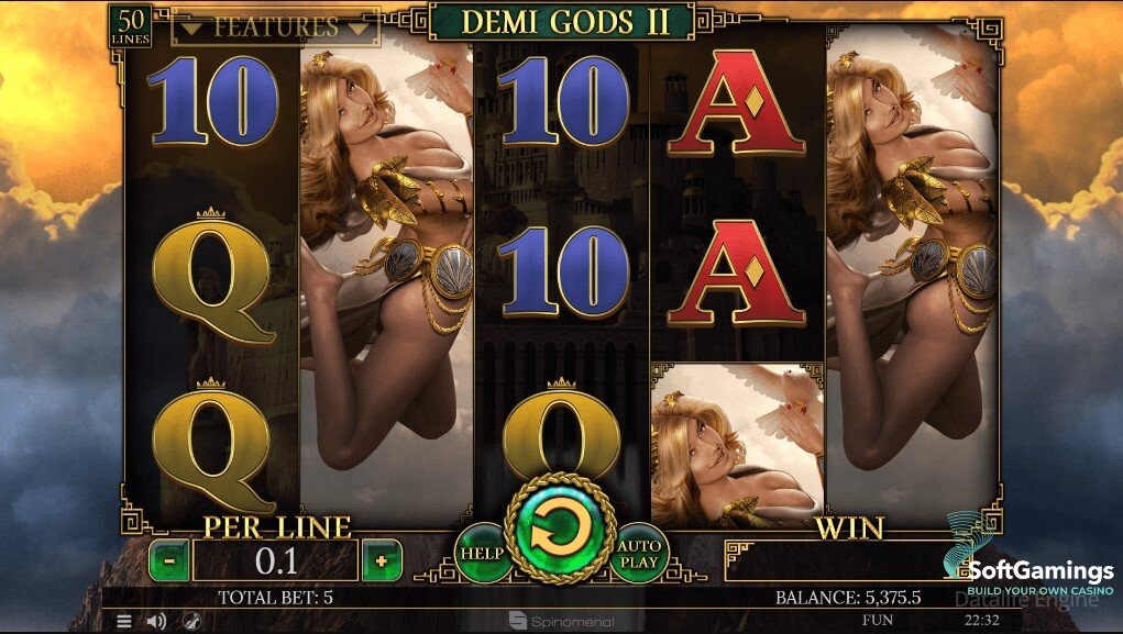 Обзор игрового автомата на русском языке Book Of Demi Gods 2