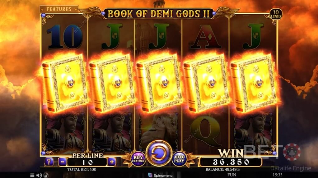 Бонусы Book Of Demi Gods 2