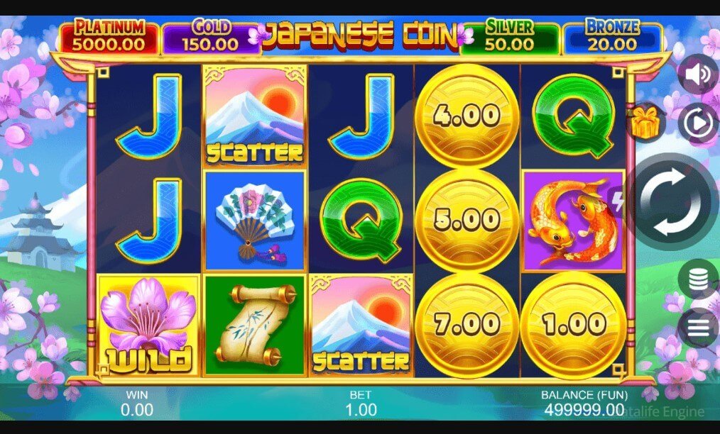 Slot Japanese Coin Hold The Spin Gameplay