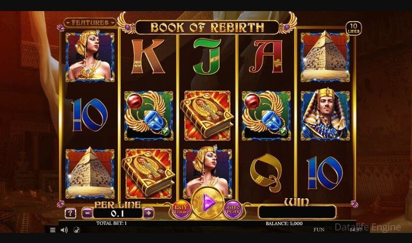 Slot Book Of Rebirth Gameplay