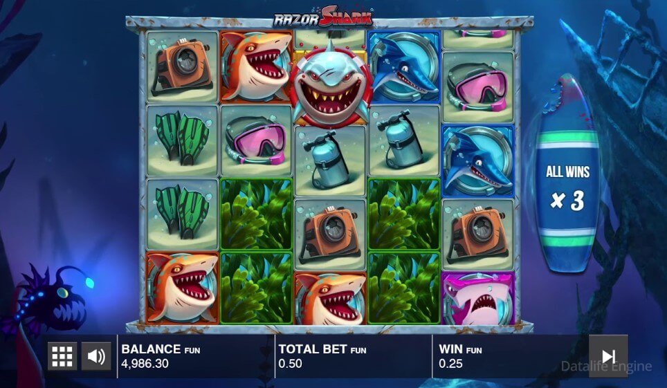 Slot Razor Shark Gameplay