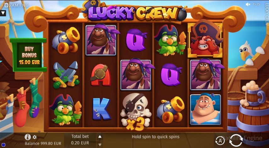Слот Lucky Crew Gameplay
