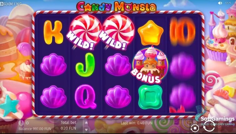 Слот Candy Monsta: Обзор игрового автомата