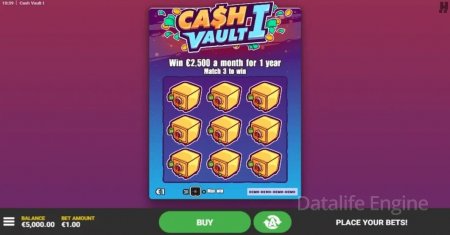 Слот Cash Vault ᐈ Обзор игрового автомата
