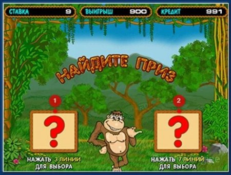 бонус игра обезьянки